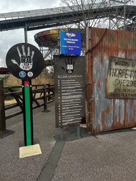 Thorpe Park – Resort Queue Signs